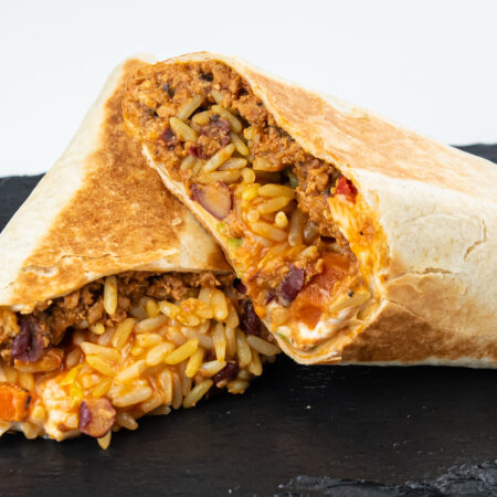 Burrito chili con carne