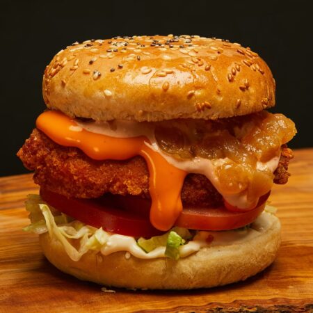 Crispy Cheddar Burger