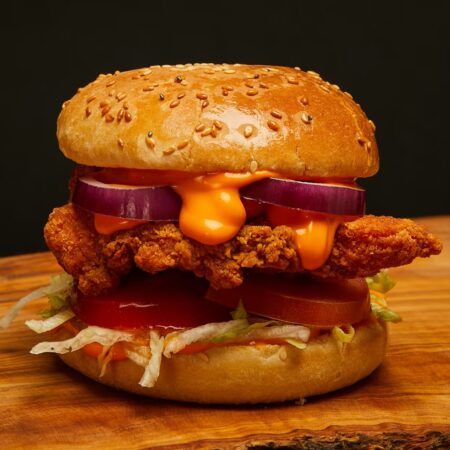 Crispy Extra Cheddar Burger