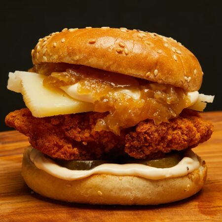 Crispy Parmezan Burger